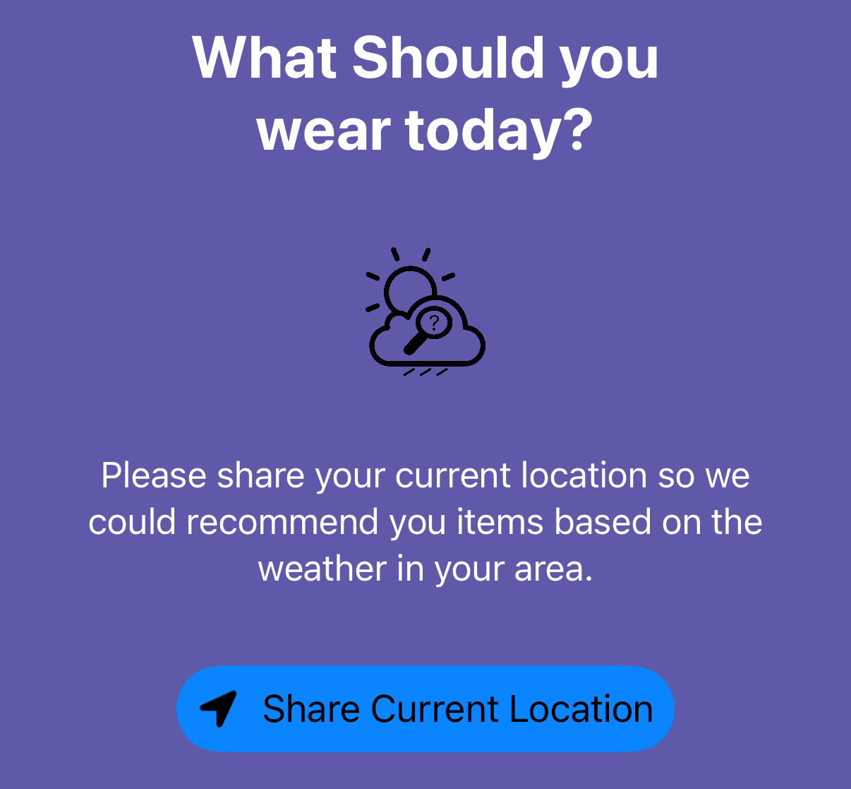 What Should I Wear iOS Application